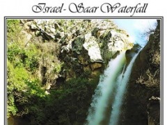 Israel Poster Saar Waterfall