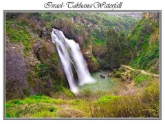Israel Poster Takhana Waterfall