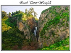 Israel Poster Tanur Waterfall