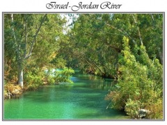 Israel Poster Jordan River