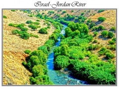 Israel Poster Jordan River